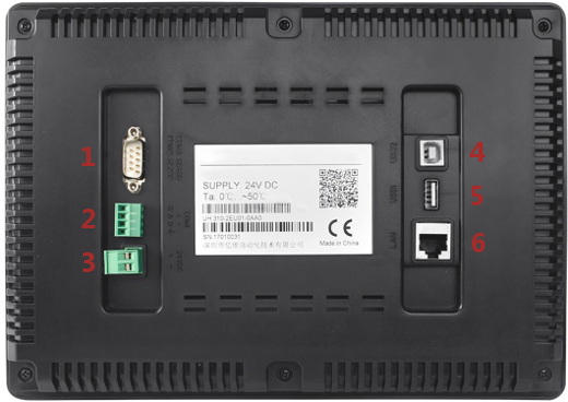 Panel sterowniczy HMI Panel operatorski linux Modbus RS232 COM USB dotykowy panel